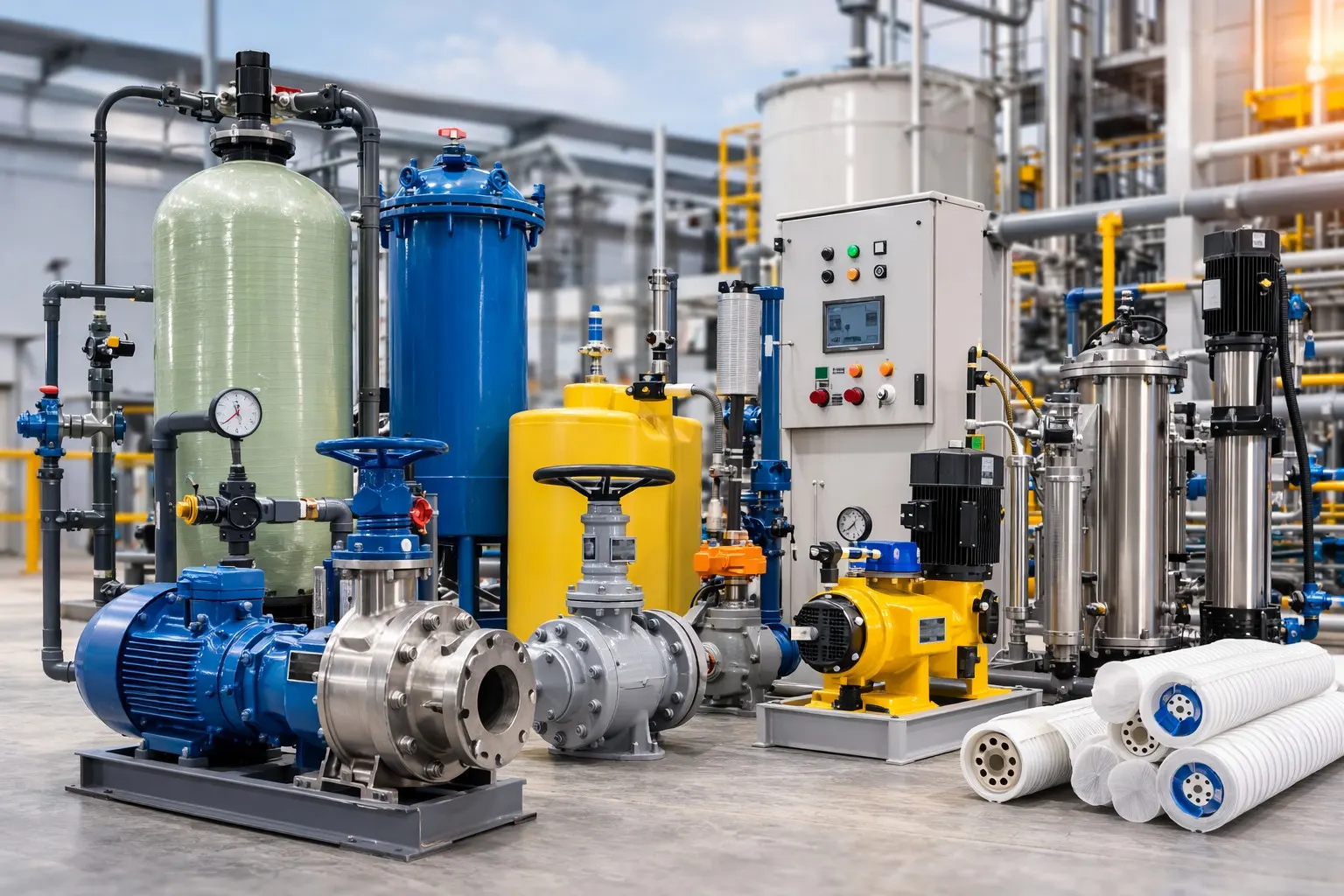 Professional water treatment and filtration equipment